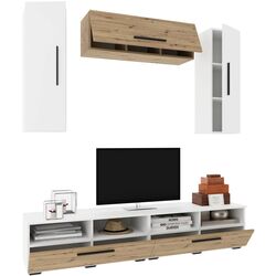 Гостиная Haaus Kos V18 1.9м (White/Artisan Oak) Thumb