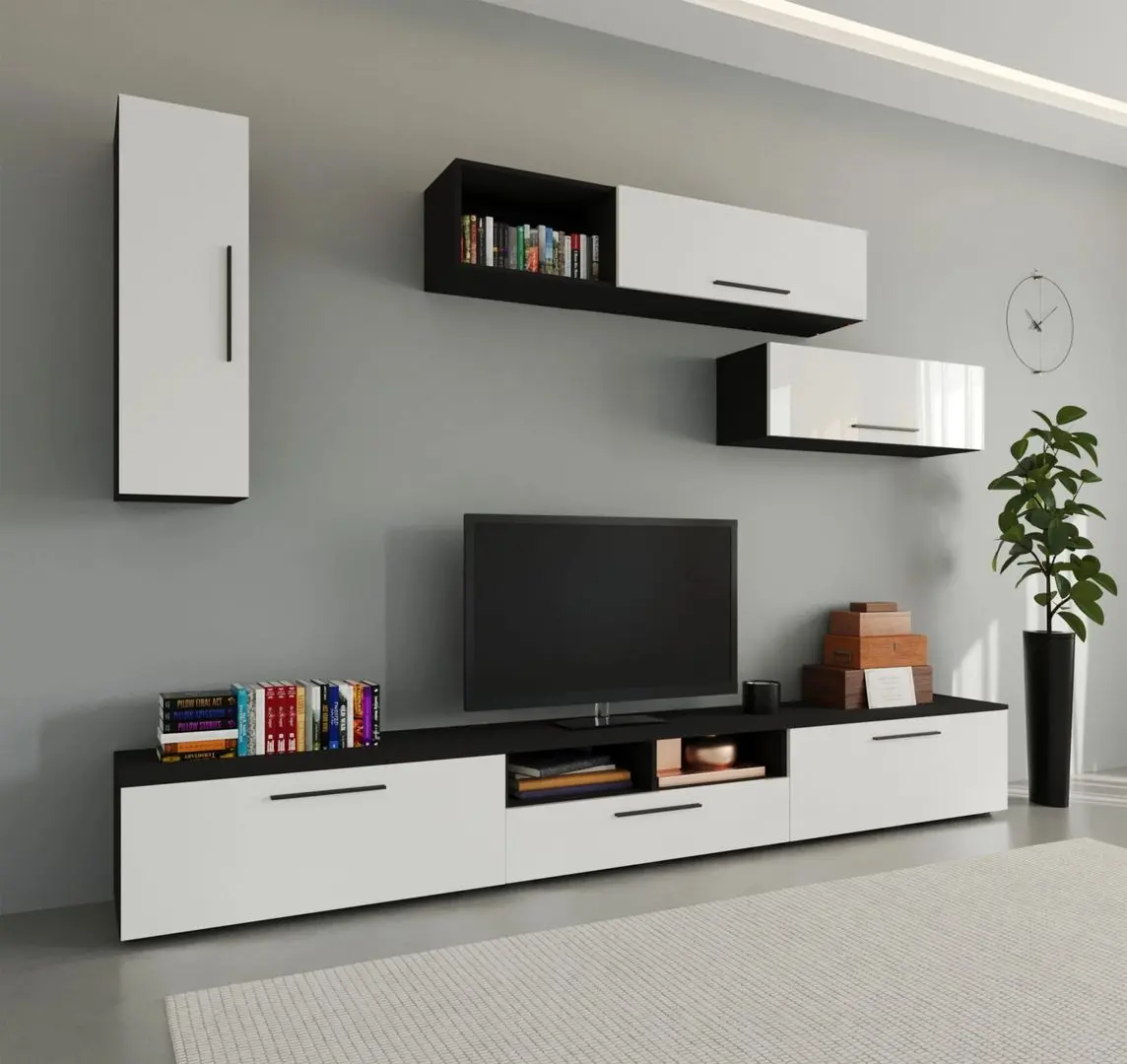 Living Haaus Kos V19 2.85m (Black/White Gloss)