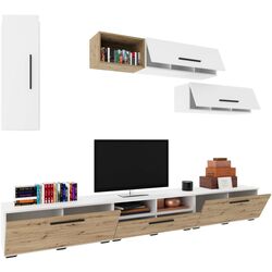 Гостиная Haaus Kos V19 2.85м (White/Artisan Oak) Thumb