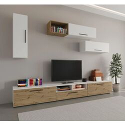 Гостиная Haaus Kos V19 2.85м (White/Artisan Oak)