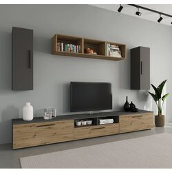 Living Haaus Kos V2 2.85m (Anthracite/Artisan Oak) Thumb