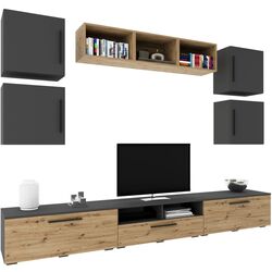 Гостиная Haaus Kos V3 2.85м (Anthracite/Artisan Oak) Thumb