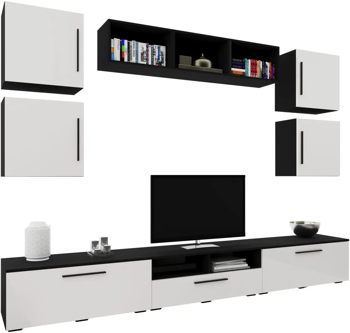 Living Haaus Kos V3 2.85m (Black/White Gloss) - 2