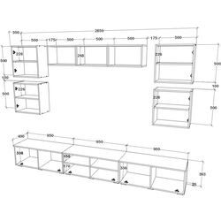 Living Haaus Kos V3 2.85m (Black/White Gloss) Thumb