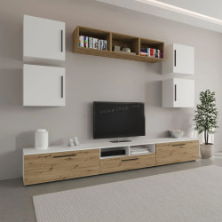 Living Haaus Kos V3 2.85m (White/Artisan Oak)
