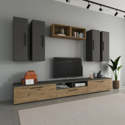 Living Haaus Kos V4 2.85m (Anthracite/Artisan Oak)