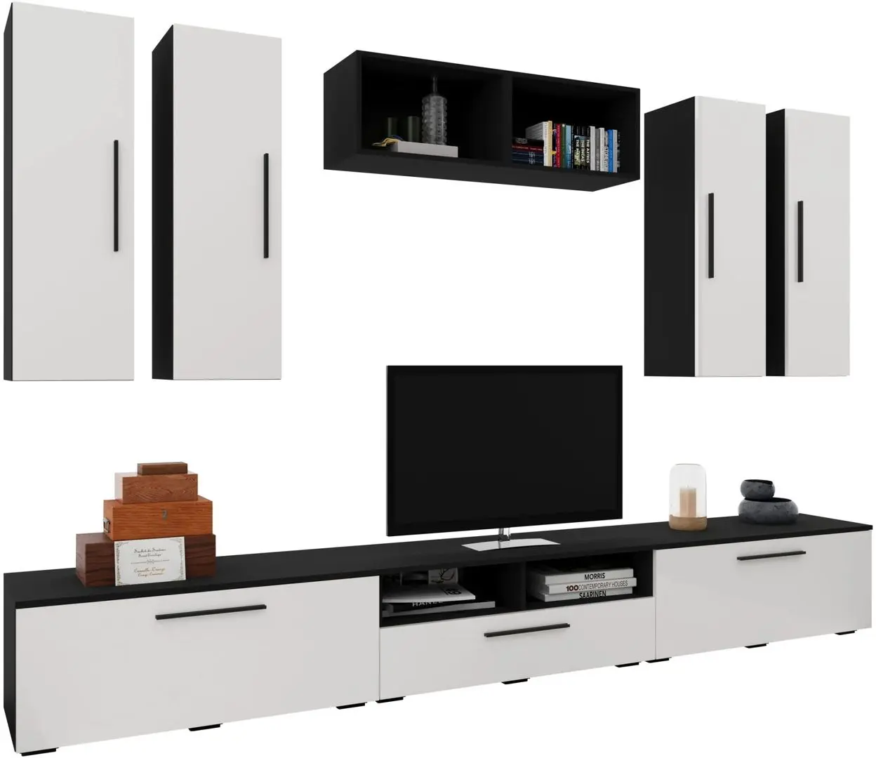 Living Haaus Kos V4 2.85m (Black/White Gloss) - 2