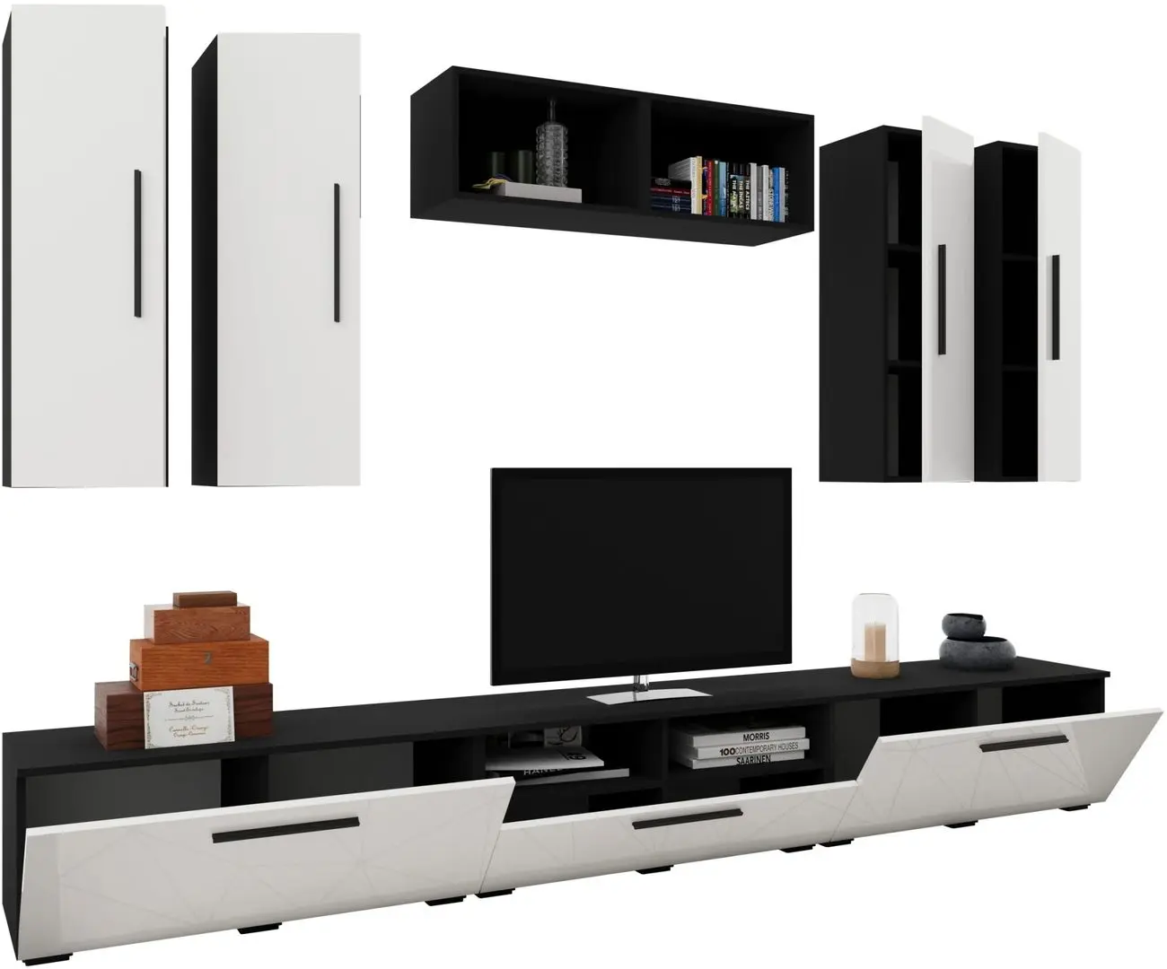 Living Haaus Kos V4 2.85m (Black/White Gloss) - 3