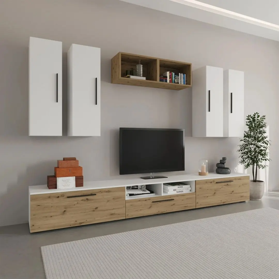 Living Haaus Kos V4 2.85m (White/Artisan Oak)
