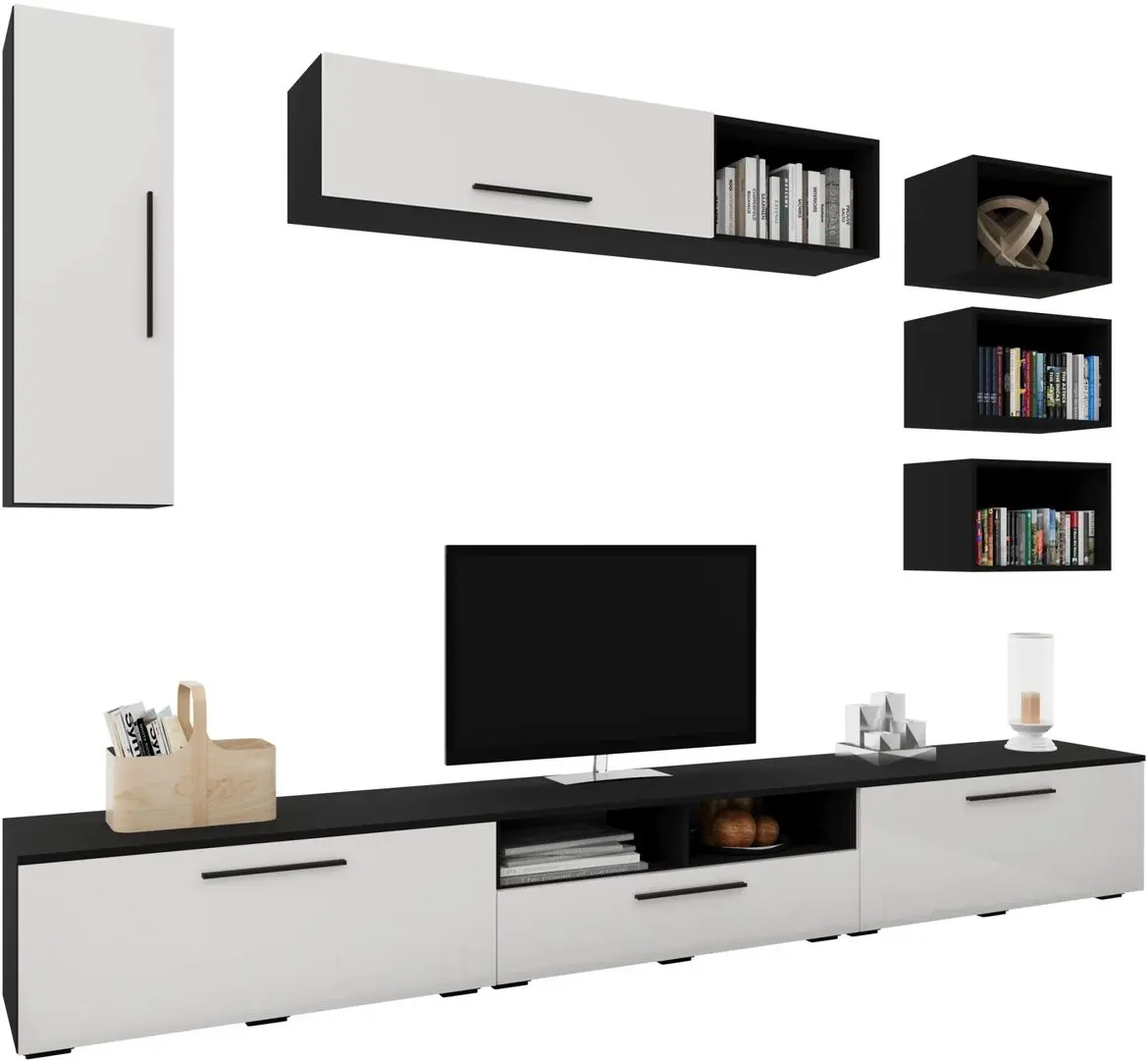 Living Haaus Kos V5 2.85m (Black/White Gloss)