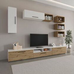 Гостиная Haaus Kos V5 2.85м (White/Artisan Oak) Thumb