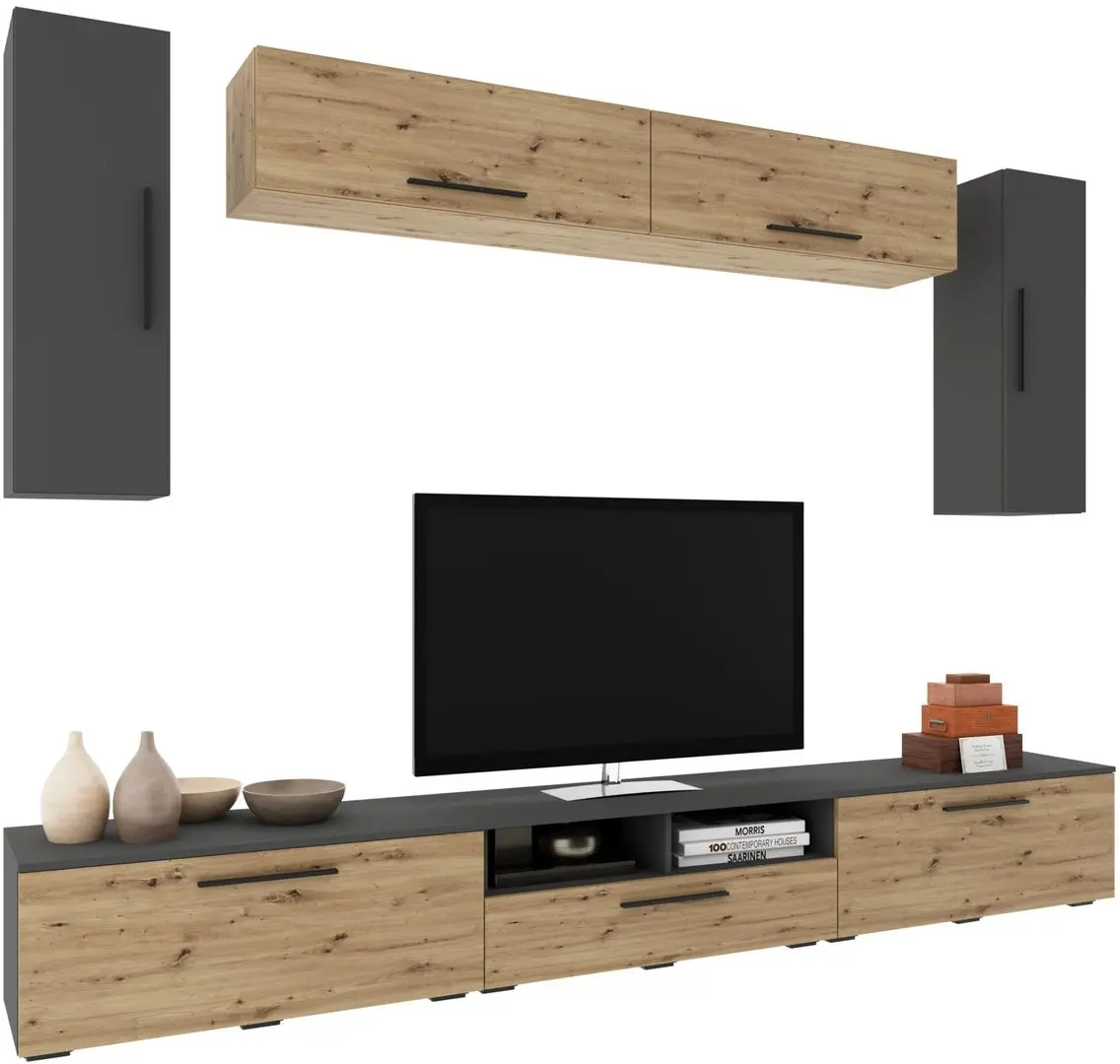 Living Haaus Kos V6 2.85m (Anthracite/Artisan Oak)