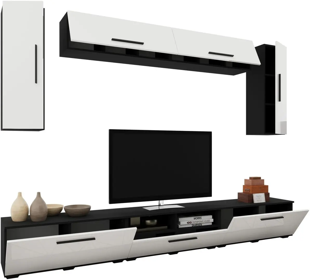 Living Haaus Kos V6 2.85m (Black/White Gloss) - 3