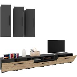 Гостиная Haaus Kos V7 2.85м (Anthracite/Artisan Oak) Thumb