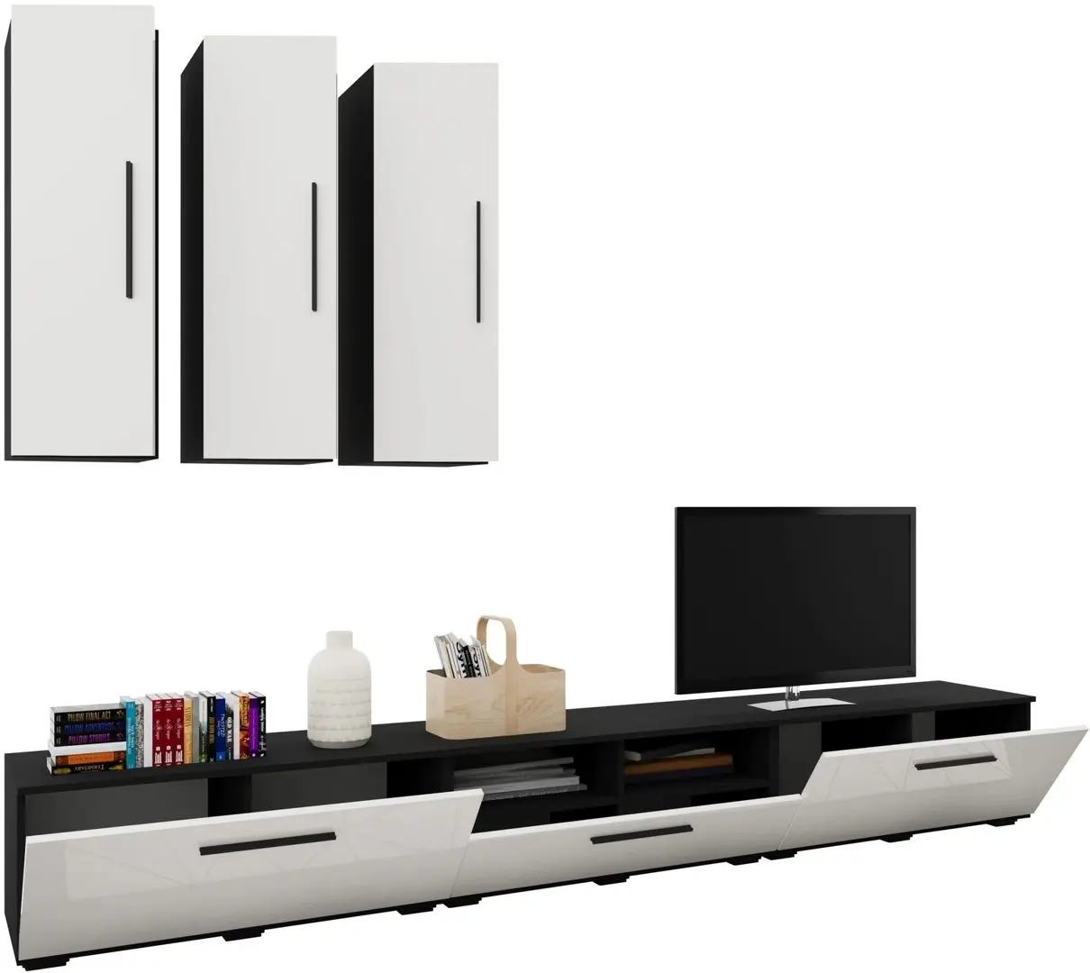 Living Haaus Kos V7 2.85m (Black/White Gloss)