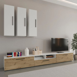 Гостиная Haaus Kos V7 2.85м (White/Artisan Oak)