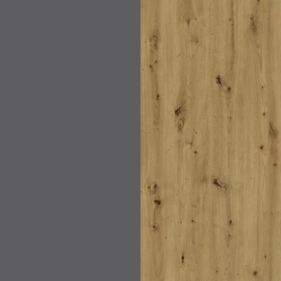 Living Haaus Kos V8 1.9m (Anthracite/Artisan Oak) - 6
