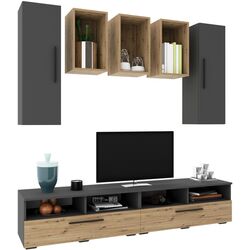 Гостиная Haaus Kos V9 1.9м (Anthracite/Artisan Oak) Thumb