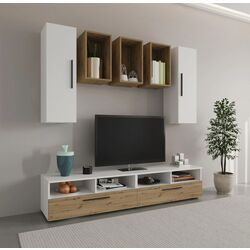 Гостиная Haaus Kos V9 1.9м (White/Artisan Oak) Thumb