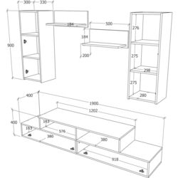 Гостиная Haaus Osaka 1.9м (Anthracite) Thumb
