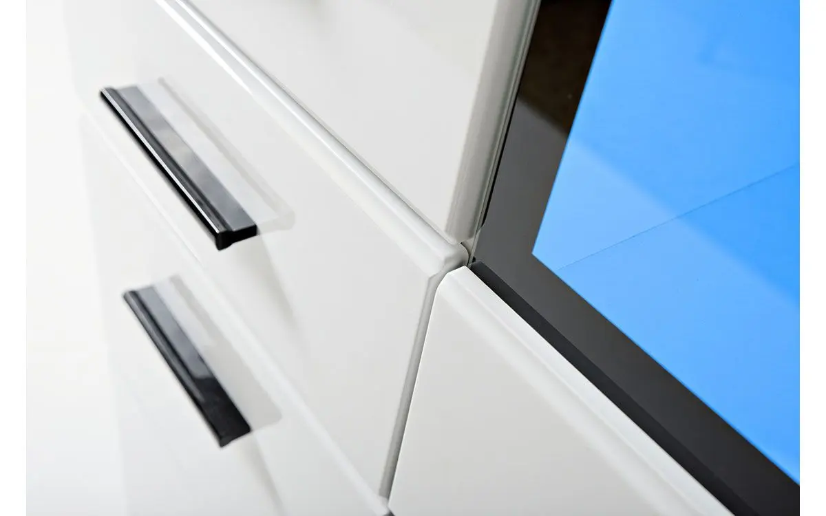 Living Halmar Lauren (White/White Gloss) - 3