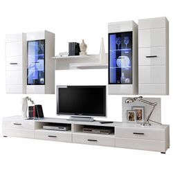 Living Halmar Lauren (White/White Gloss) Thumb