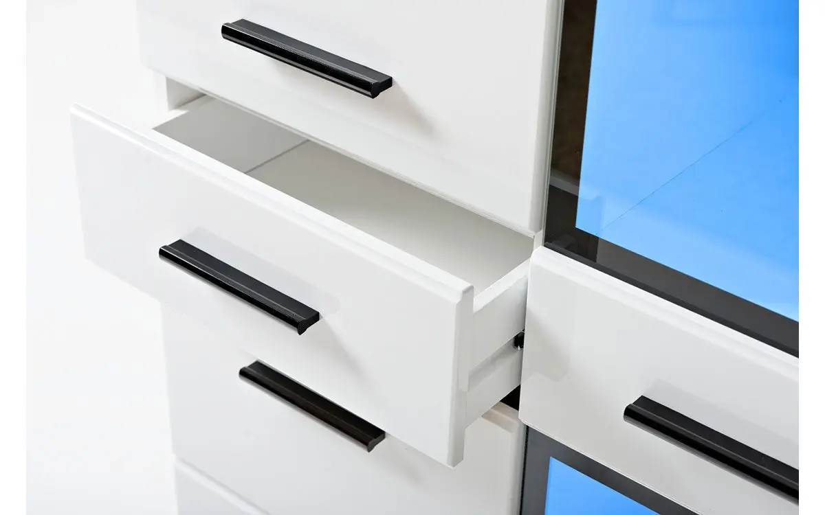 Living Halmar Lauren (White/White Gloss) - 4