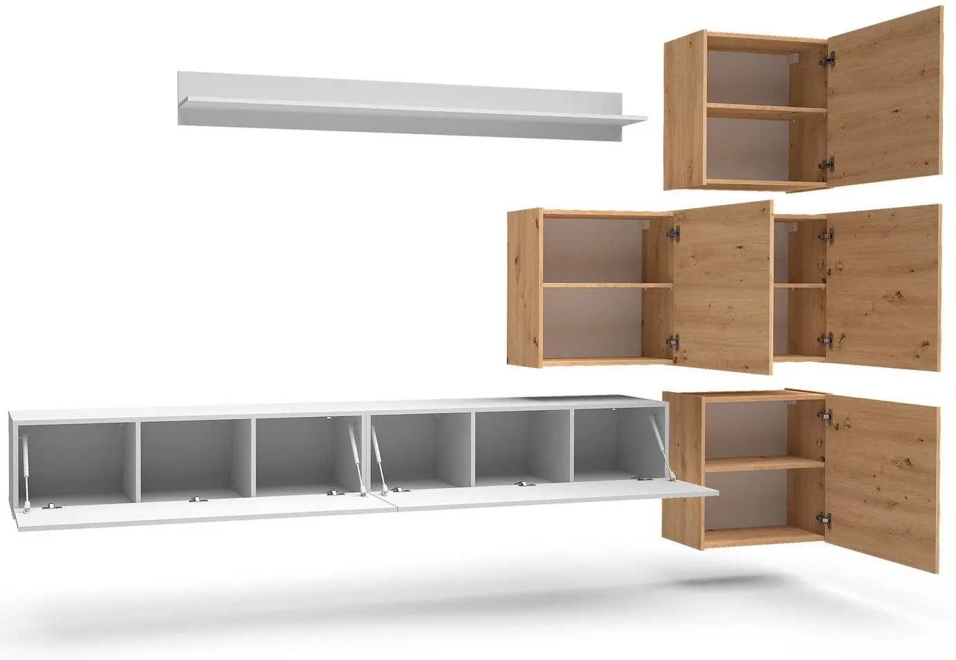 Living Halmar Lima 3.0m (White/Artisan Oak) - 3