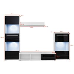 Living Halmar Lippi 3 (Black/White) Thumb