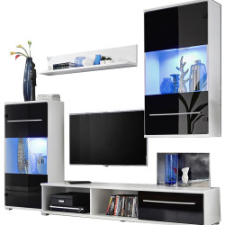 Living Halmar Lippi (Black/White)