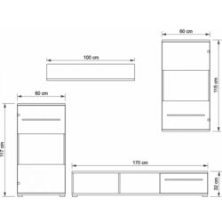 Living Halmar Lippi (Black/White) Thumb