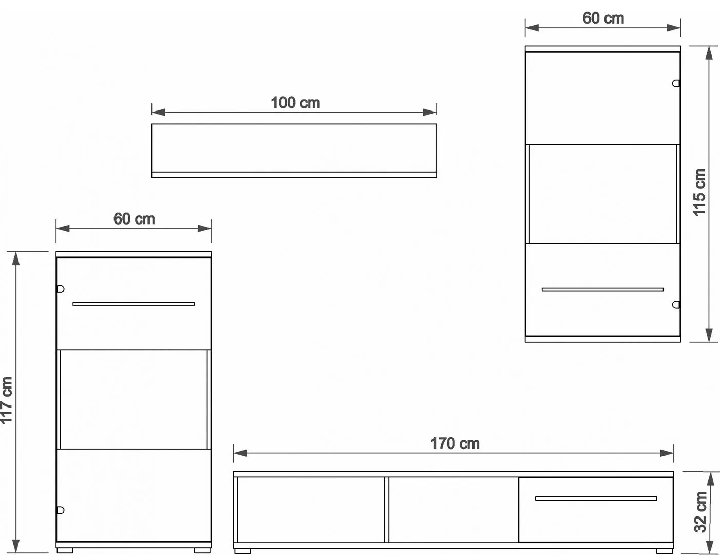 Living Halmar Lippi (Black/White) - 3