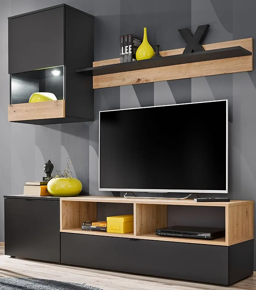 Living Halmar Mini (Matte Black/Artisan Oak)