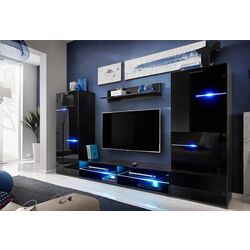 Living Halmar Modern 2.8м (Black/Black Gloss) Thumb