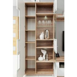 Living Halmar Saala 3 (Monument Oak/White Gloss) Thumb