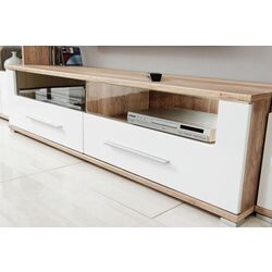 Living Halmar Saala 3 (Monument Oak/White Gloss) Thumb