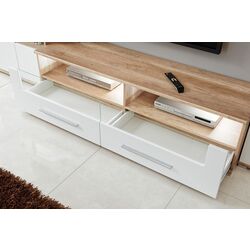 Living Halmar Saala 3 (Monument Oak/White Gloss) Thumb