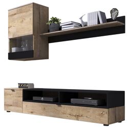 Living Halmar Snap (Lefkas Oak/Black Matt) Thumb