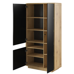 Гостиная Helvetia Aston (Black Matt/Taurus Oak) Thumb