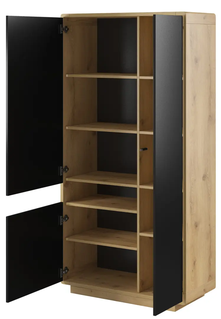 Гостиная Helvetia Aston (Black Matt/Taurus Oak)