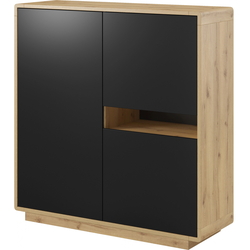 Гостиная Helvetia Aston (Black Matt/Taurus Oak) Thumb