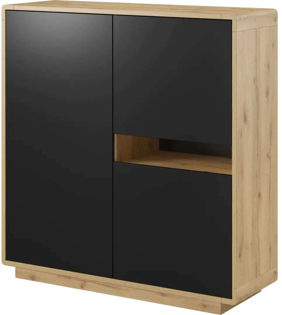 Гостиная Helvetia Aston (Black Matt/Taurus Oak)