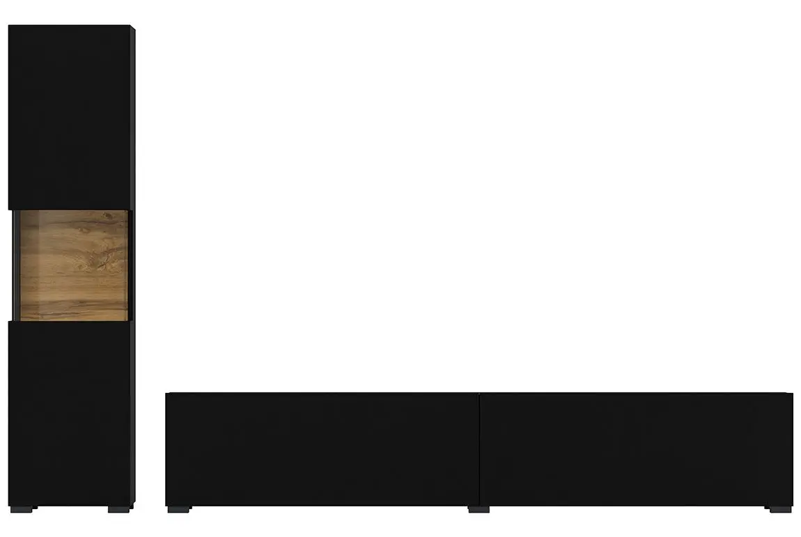 Living Helvetia Ava №09 (Black/Wotan Oak)