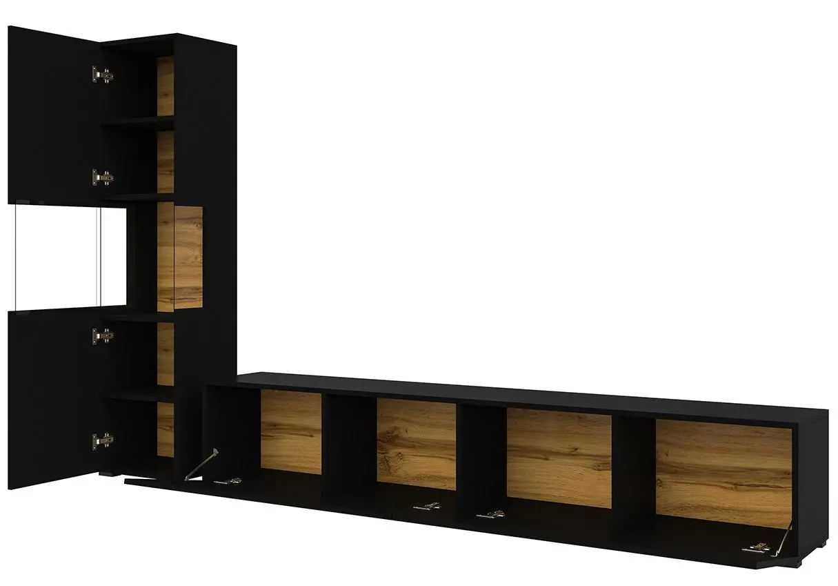 Living Helvetia Ava №09 (Black/Wotan Oak)