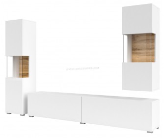 Living Helvetia Ava №10 (White/Wotan Oak)