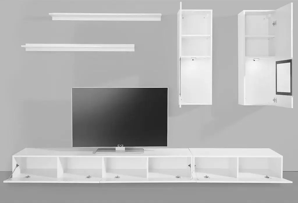 Гостиная Helvetia Baros №10 (Concrete Light/Black)