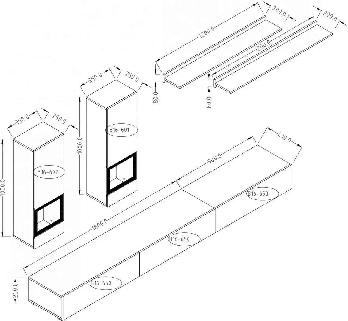 Living Helvetia Baros №10 2.7m (Sanremo Oak)