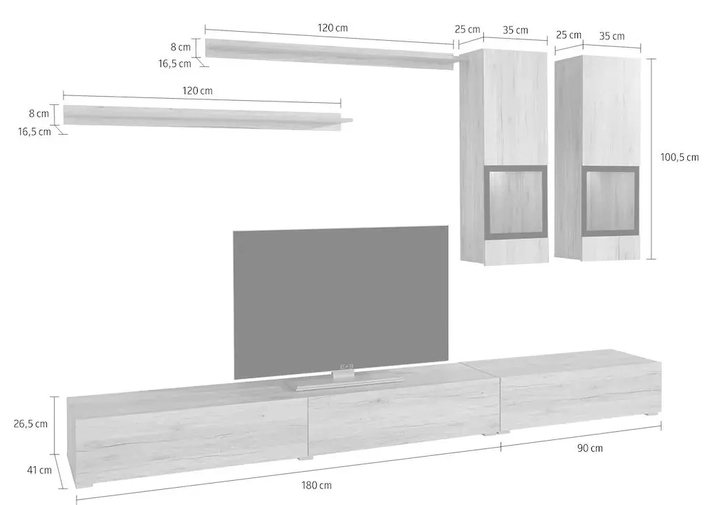 Гостиная Helvetia Baros №10 (Slate/Black)