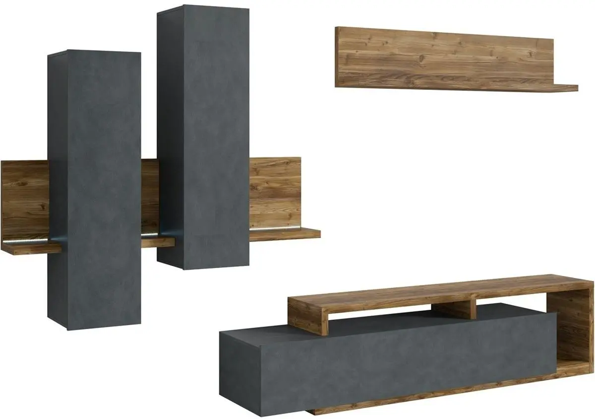 Гостиная Helvetia Bota №09 2.19м (Spruce Appenzeller/Matera Anthracite)