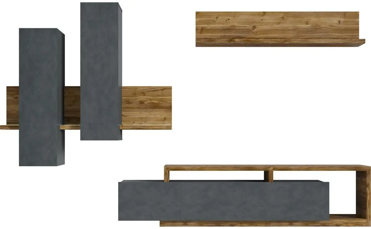 Гостиная Helvetia Bota №09 2.19м (Spruce Appenzeller/Matera Anthracite)